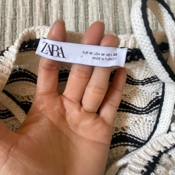 ZARA crochet midi dress - Picture 7 of 7